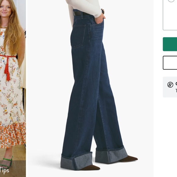Favorite Daughter The Masha Super High Rise Wide Leg Jeans Size 26 Belmont Wash - Picture 2 of 15